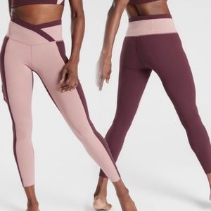 NWT Athleta Chroma 7/8 High-Rise Yoga Leggings Small Workout Activewear Zumba